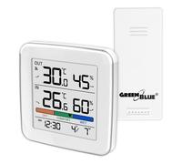 GreenBlue GB169 Stazione Meteo Wireless con Sensore Esterno, Display, Sveglia