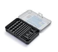 GreenBlue GB189 - Organizzatore per batterie con coperchio trasparente, 115 scomparti