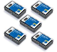 GreenBlue GB189 Varta Box, 5 pezzi - Organizzatore batterie
