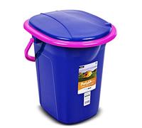 GreenBlue GB320GO Toilette Turistica Toilette Portatile Secchio Portatile 19 litri Diversi Colori Viaggio Campeggio WC Resistente (Blu-Rosa)