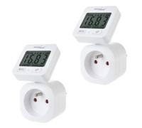 GreenBlue GB615 E Wattmetro 16A 3680W - Set 2 pezzi Contatore energia