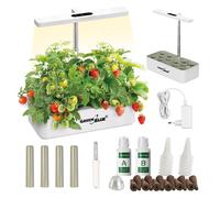 GreenBlue Vaso SMART GB133 4L per 12 piante LED spettro completo Bianco