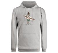 GreenBomb - Animal Donkey Surf Joy Hoodie - Felpa con cappuccio L grigio