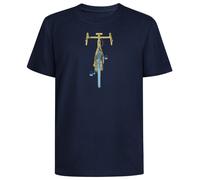 GreenBomb - Bike Front Stamp Fusion T-Shirt - T-shirt M blu