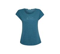 GREENBOMB Maglietta 'Cool Weekend Plans' blu ciano Donna GREENBOMB XL
