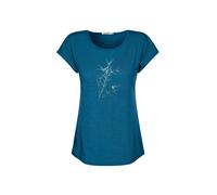 GREENBOMB Maglietta 'Nature Bird Reed ' blu / verde chiaro Donna GREENBOMB S