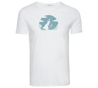 GreenBomb - Nature Clouds Ride Guide T-Shirt - T-shirt L bianco