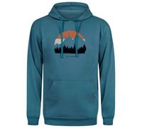 GreenBomb - Nature Forest Happy Joy Hoodie Cotton - Felpa con cappuccio 3XL blu