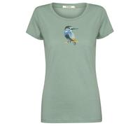 GreenBomb - Women's Bird Look Loves T-Shirt - T-shirt M turchese