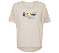 GreenBomb - Women's Nature Deer River Feel T-Shirt - T-shirt L beige