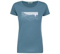 GreenBomb - Women's Nature Set Sail Loves T-Shirt - T-shirt L blu