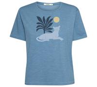GreenBomb - Women's Panther Leaves Nova T-Shirt - T-shirt M blu