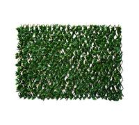 GreenBrokers A1260-01 - Recinzione Artificiale in salice espandibile, con Foglie Verdi (1 m x 2 m), Resistente ai Raggi UV, A1260-01