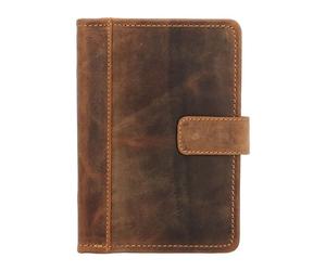 Greenburry Astuccio da scrittura in pelle vintage 19 cm marrone