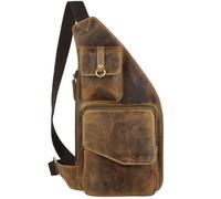 GreenBurry Borsa a Tracolla in Pelle CrossOver IV Vintage 1559-25