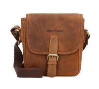 Greenburry Borsa a tracolla vintage in pelle 21 cm marrone