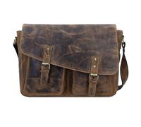 GREENBURRY Borsa messenger 'Vintage 1541 Revolver' marrone scuro Uomo GREENBURRY XS-XL marrone scuro