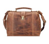 Greenburry Borsa vintage in pelle 32 cm marrone