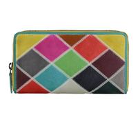 Greenburry Candy Shop Portafoglio da donna colorato in pelle con cerniera portamonete 874-99-ZZ