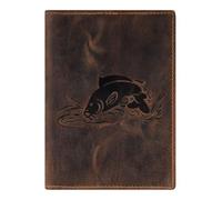 Greenburry caso di identificazione Vintage Document Holder 4tlg. Carp Brown marrone