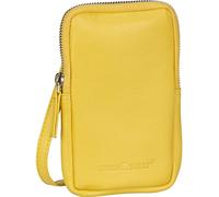 Greenburry Custodia per cellulare in nappa 10,5 cm giallo