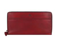 Greenburry Destressed Portafoglio Protezione RFID Pelle 19 cm rosso
