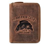 Greenburry Hecht Portafoglio Vera Pelle 10 cm marrone