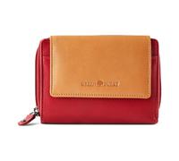Greenburry Nappa Portafoglio Protezione RFID Pelle 14 cm rosso
