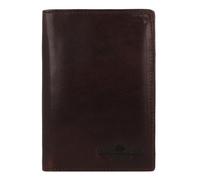 Greenburry Newport Portafoglio Protezione RFID Pelle 12.5 cm marrone