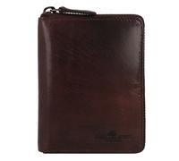 Greenburry Newport Portafoglio Protezione RFID Pelle 13 cm marrone