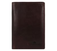 Greenburry Newport Portafoglio Protezione RFID Pelle 12.5 cm marrone