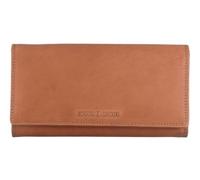 Greenburry Pelle portafoglio Fiorentina Long Wallet RFID Tan marrone