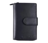 Greenburry Pelle portafoglio Fiorentina RV Wallet RFID Black nero