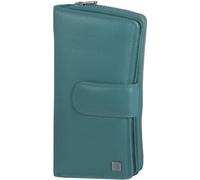 Greenburry Pelle spugnosa per portafogli 9,5 cm ottanio