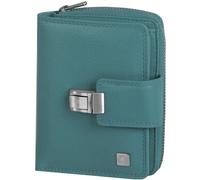 Greenburry Pelle spugnosa per portafogli 9,5 cm ottanio