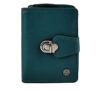 Greenburry Pelle spugnosa per portafogli 9 cm ottanio