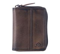 Greenburry porta carte di credito Destressed Card Case RFID Deep Red rosso scuro