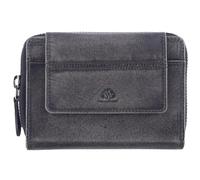 Greenburry portafoglio Destressed RV-Wallet RFID Silver Grey antracite