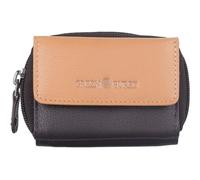 Greenburry portafoglio Duett RV-Mini Wallet RFID Brown/Tan marrone scuro
