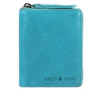 Greenburry Portafoglio in pelle lavata vintage 10 cm turquise (2907-27)