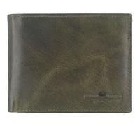 Greenburry Pelle portafoglio Newport Wallet British Green oliva