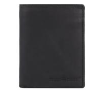 Greenburry Portafoglio Protezione RFID Vera Pelle 12.5 cm nero