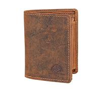 Greenburry Portafoglio vintage in pelle 8,0 cm marrone