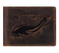 Greenburry portafoglio Vintage Wallet Brown Wels marrone