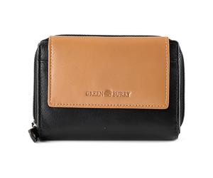 GREENBURRY Portamonete 'Nappa' camello / nero Donna GREENBURRY One Size