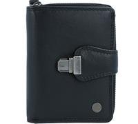 Greenburry Pelle spugnosa per portafogli 9 cm nero