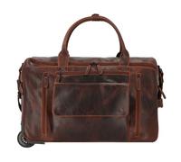 Greenburry Rugged 2 ruote Borsa da viaggio Pelle 53 cm marrone