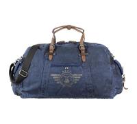 Greenburry Vintage Aviator Borsa da viaggio Weekender 65 cm blue (5899-27)