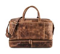 Greenburry Vintage Borsa da viaggio Weekender Pelle 51 cm marrone
