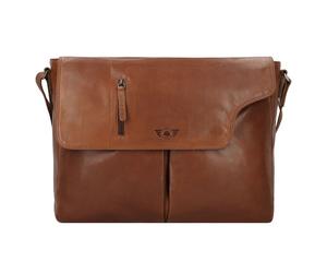 Greenburry Vintage Cartella Messenger Pelle 40 cm Scomparto per laptop marrone